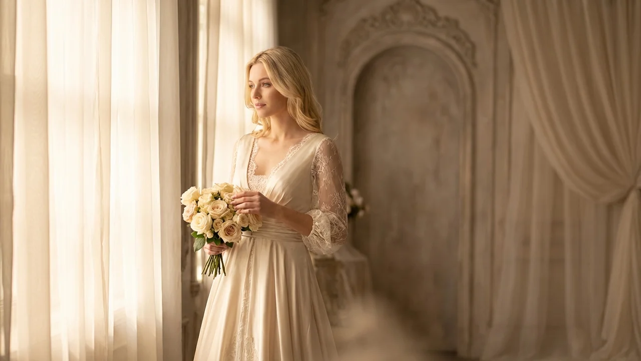 Champagne Wedding Dresses - 1