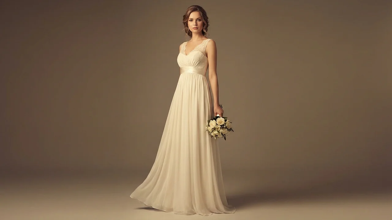 Empire Waist Wedding Dresses - 1