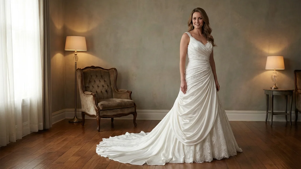 Floor Length Wedding Dresses - 1