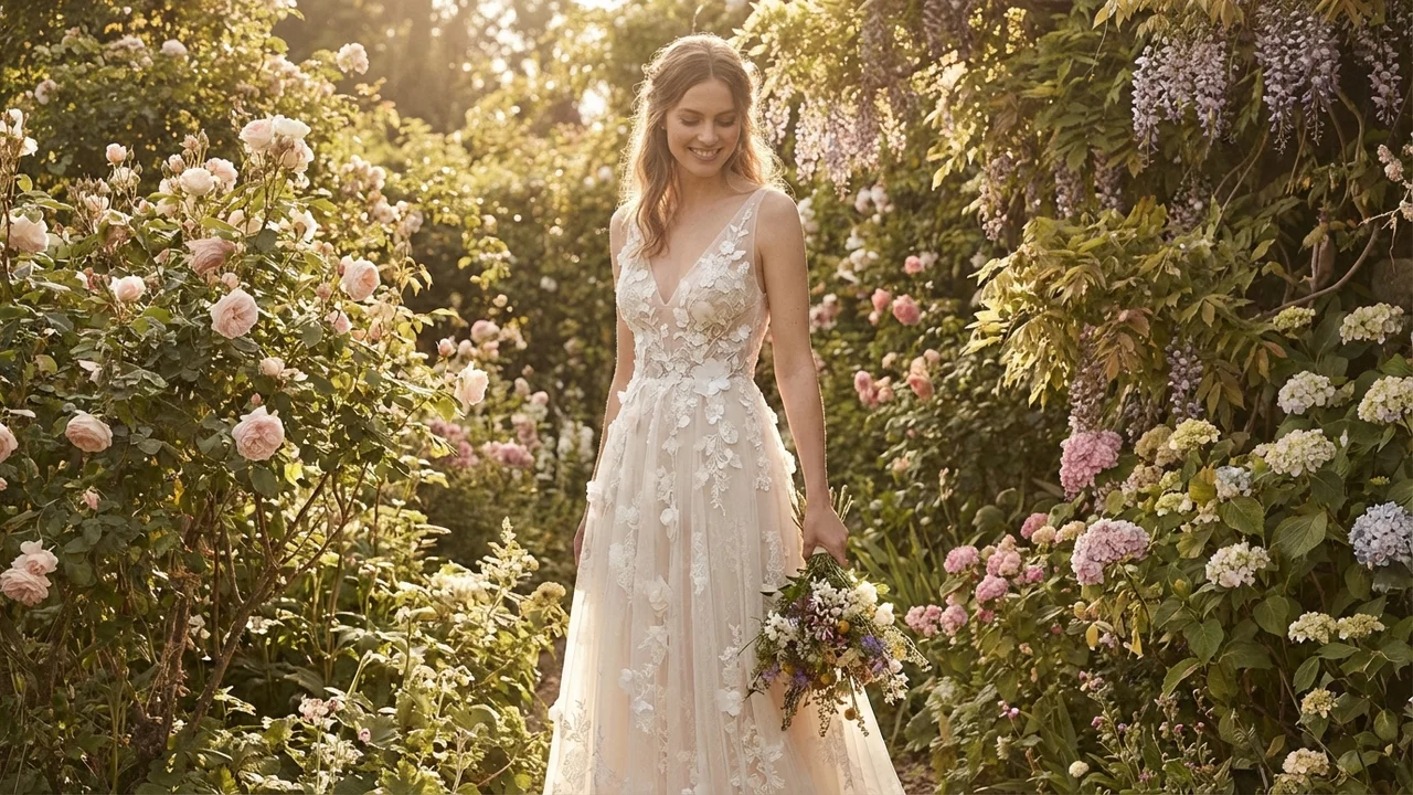 Garden Wedding Dresses - 1