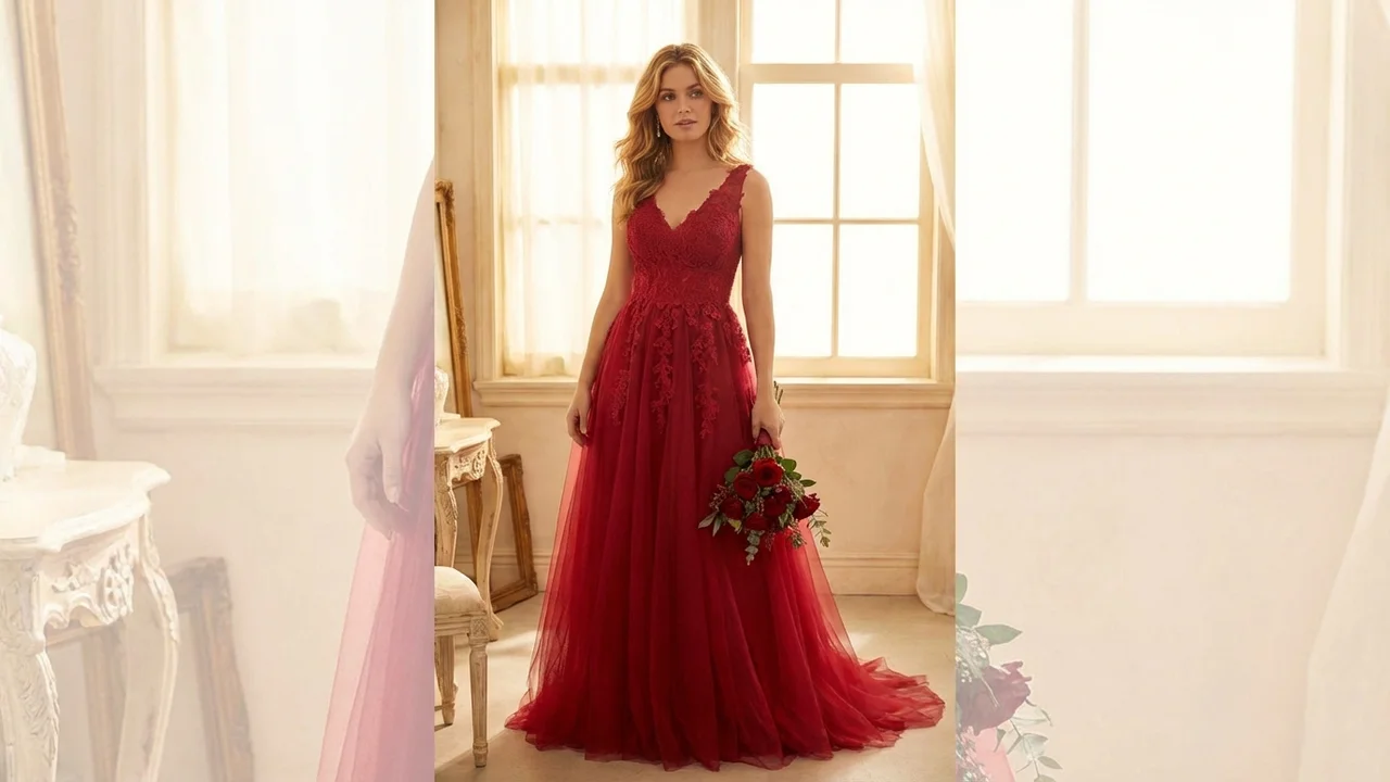 Red Wedding Dresses - 1