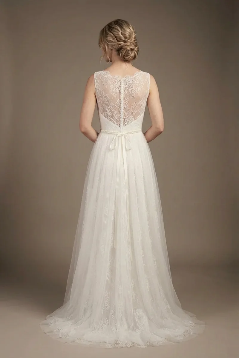 Pearl Beaded Bridal Belt - 2