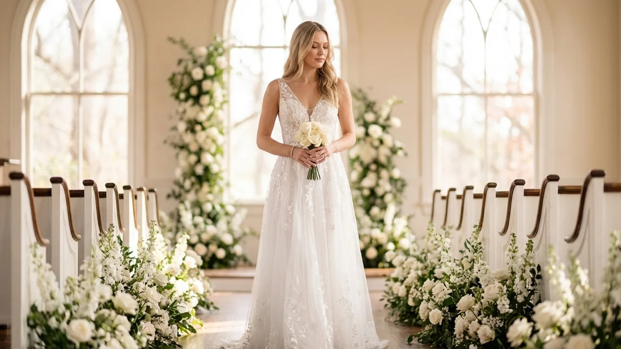 Isabella CZ Tennis Bridal Bracelet - 5