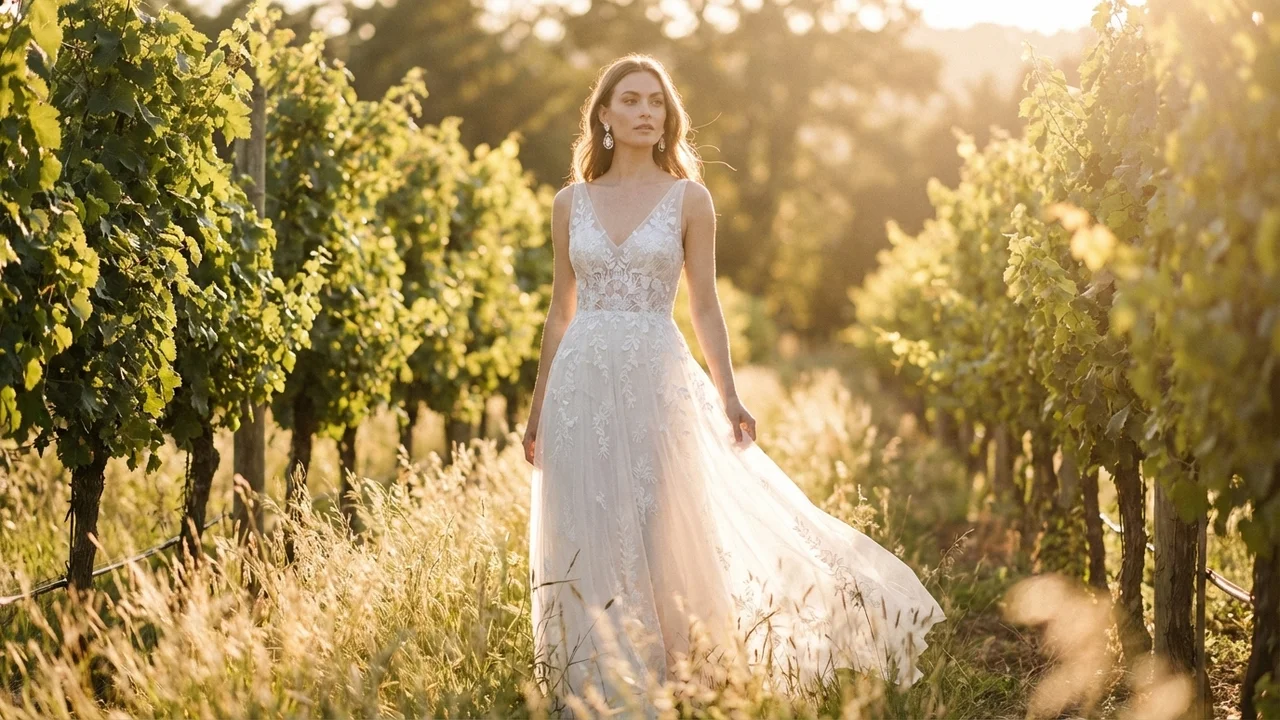 Aurora Crystal Drop Bridal Earrings - 6