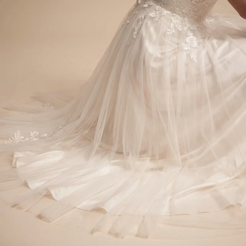 Clementine Rustic Tulle Country Dress - 4