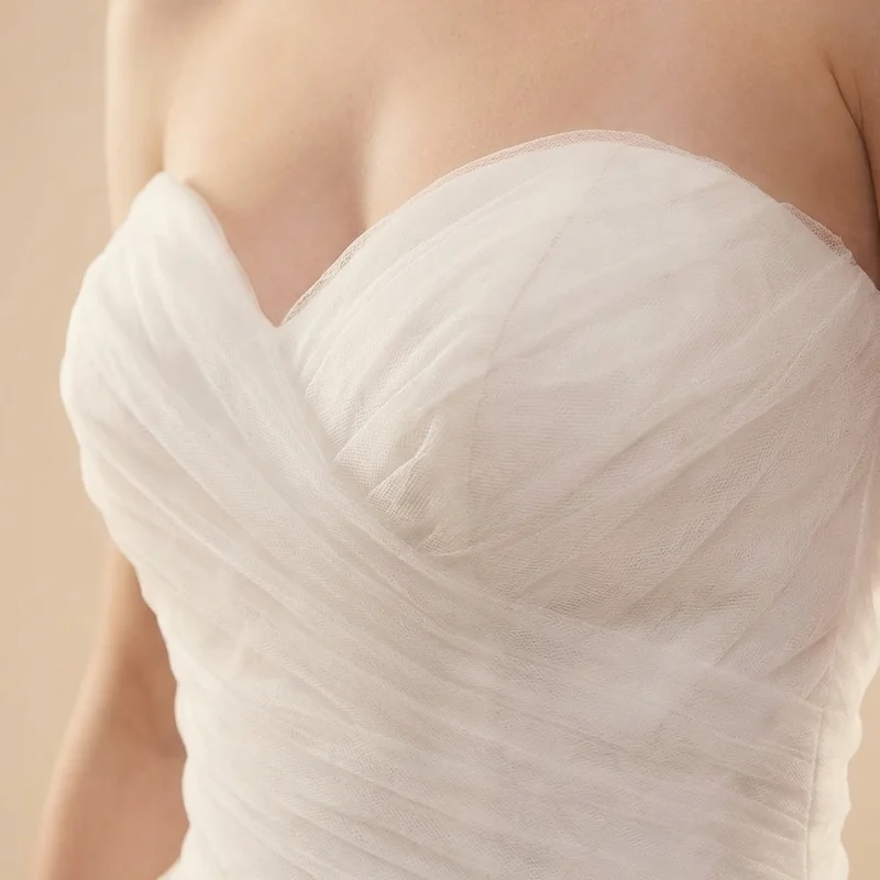 Vivienne Tulle Ball Gown Wedding Dress Under $500 - 3